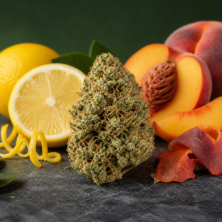Infiorescenza Lemon Peach CBD con note di limone e pesca
