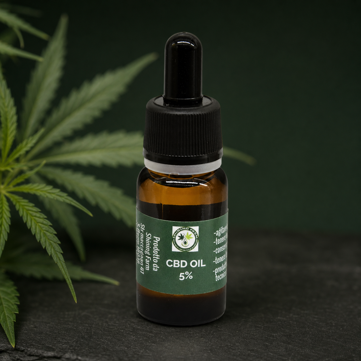 CBD Shop Canapaland - Cannabis, Moon Rock, Hashish Olio CBD 5% - Full Spectrum
